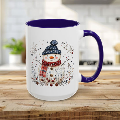 Nordic Folk Art Snowman Mug (11/15oz)
