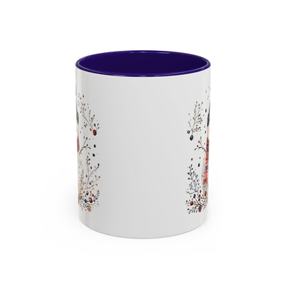 Nordic Folk Art Snowman Mug (11/15oz)