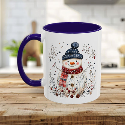 Nordic Folk Art Snowman Mug (11/15oz)