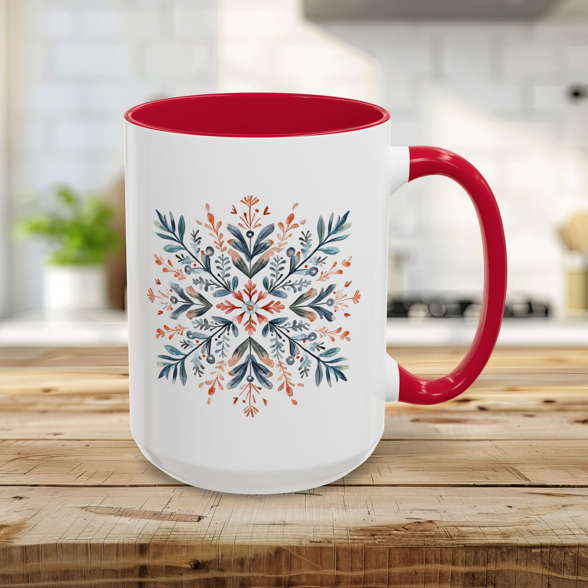 Nordic Folk Snowflake Mug (11/15oz)