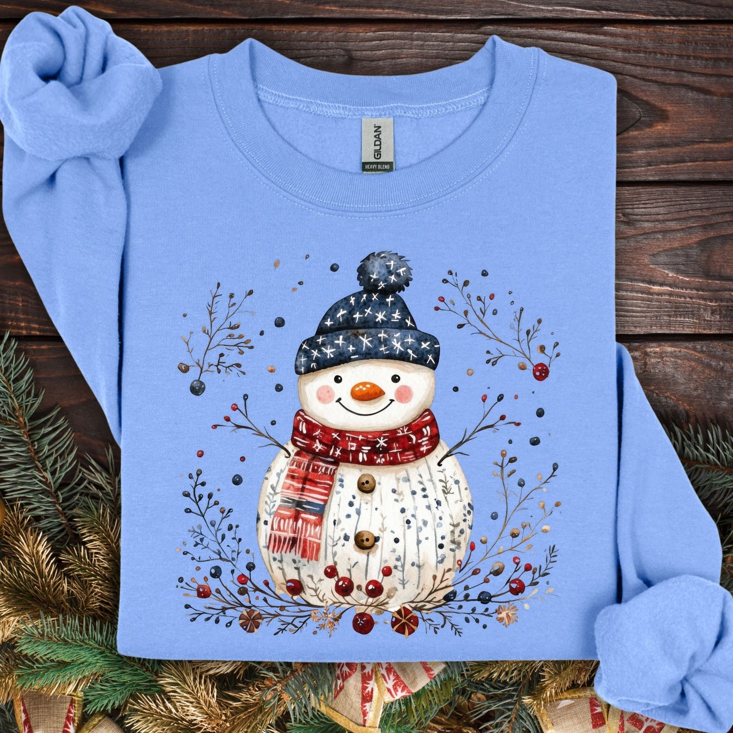 Nordic Folk Snowman Sweatshirt
