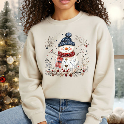 Nordic Folk Snowman Sweatshirt