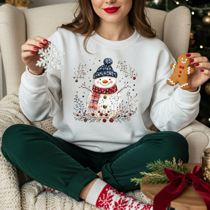 Nordic Folk Snowman Sweatshirt