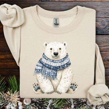 Nordic Polar Bear Chinoiserie Sweatshirt