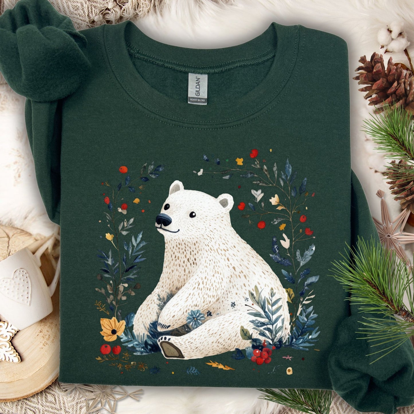 Nordic Polar Bear Sweatshirt