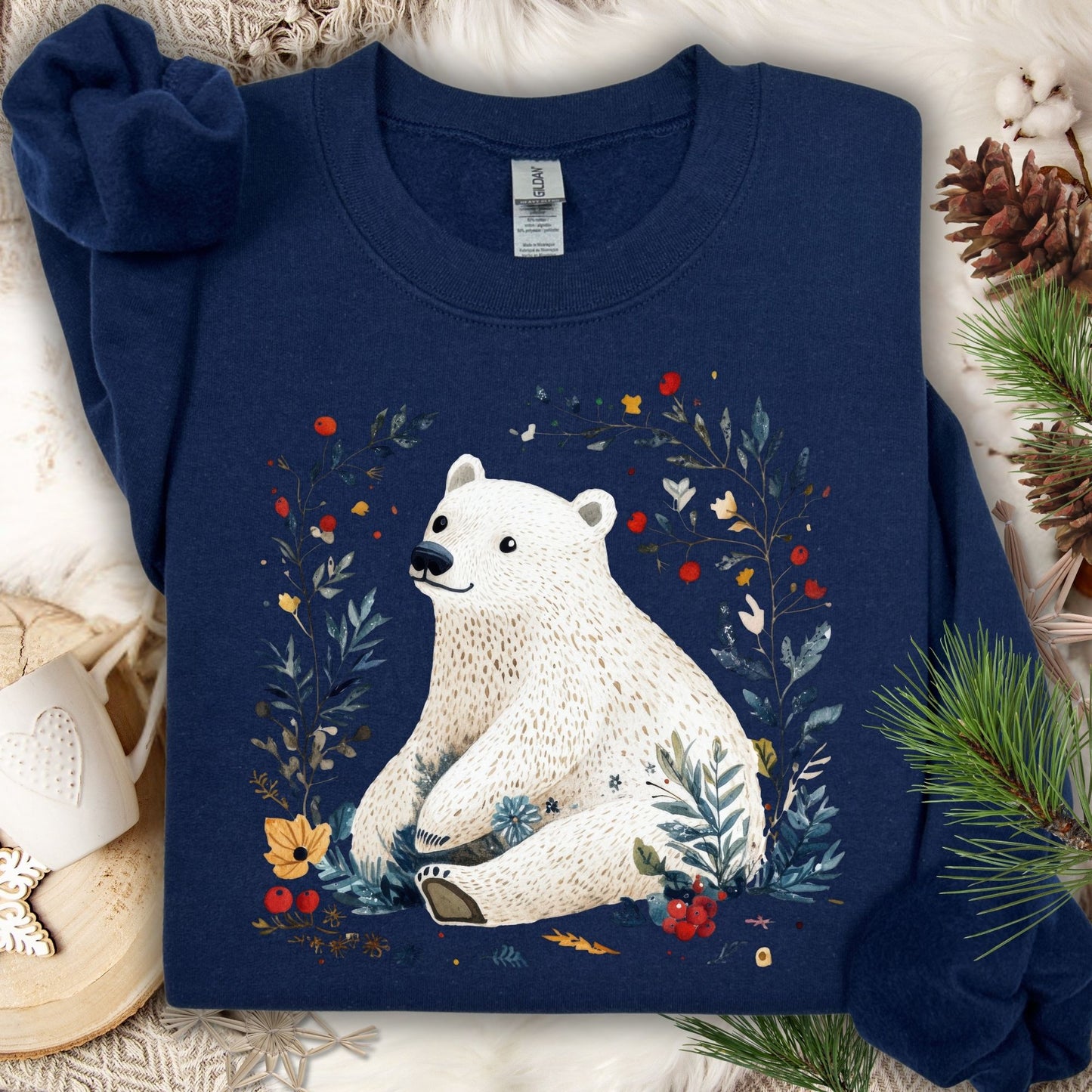 Nordic Polar Bear Sweatshirt