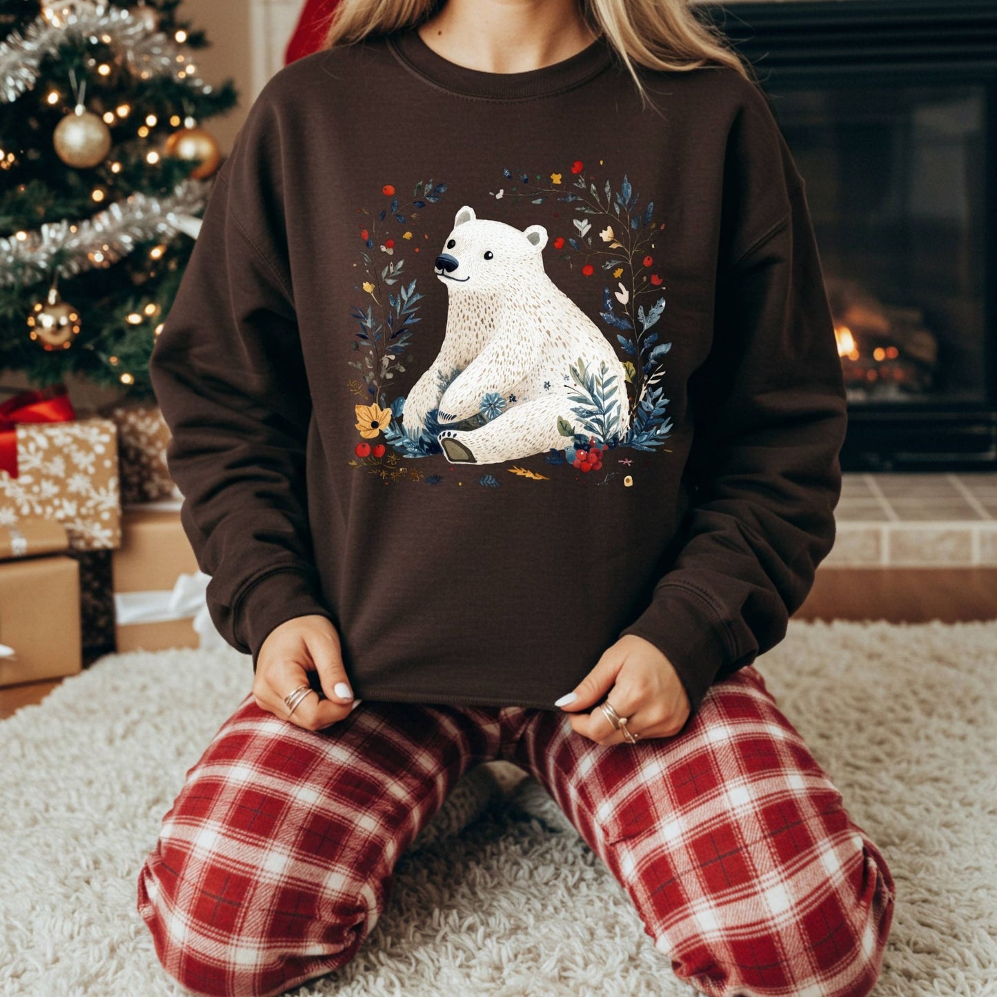 Nordic Polar Bear Sweatshirt