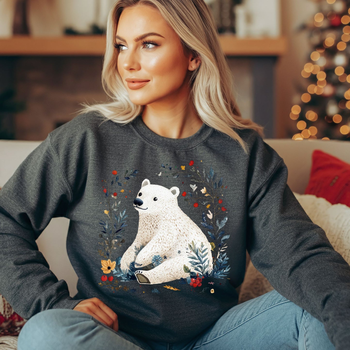 Nordic Polar Bear Sweatshirt