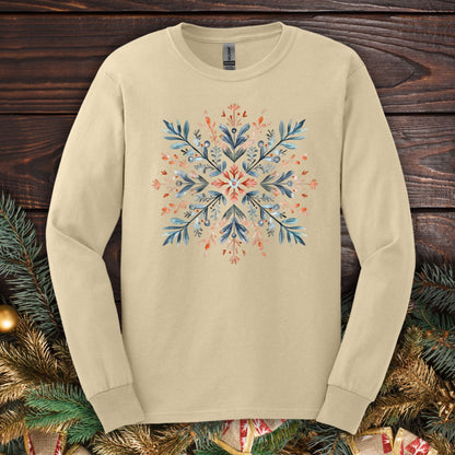 Nordic Snowflake Long Sleeve Tee