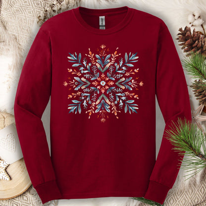 Nordic Snowflake Long Sleeve Tee
