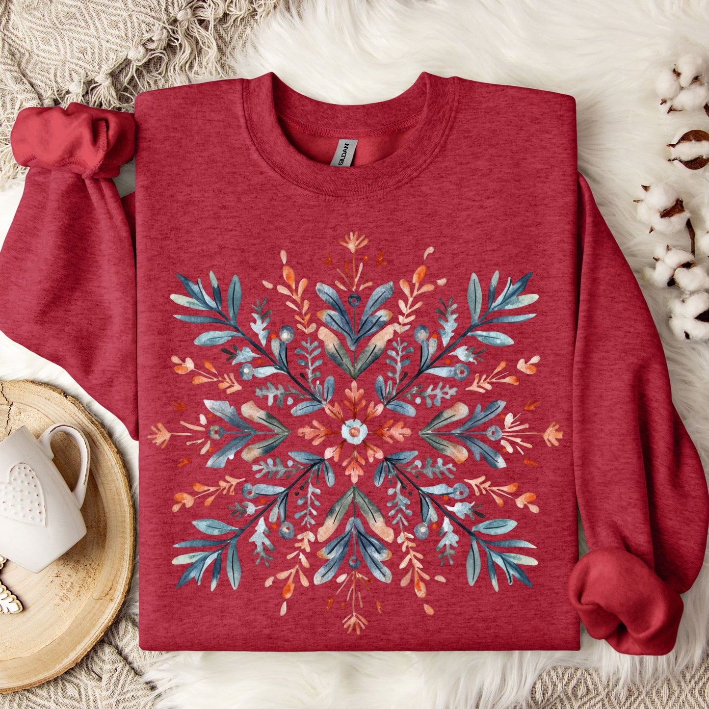 Nordic Snowflake Sweatshirt