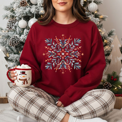 Nordic Snowflake Sweatshirt
