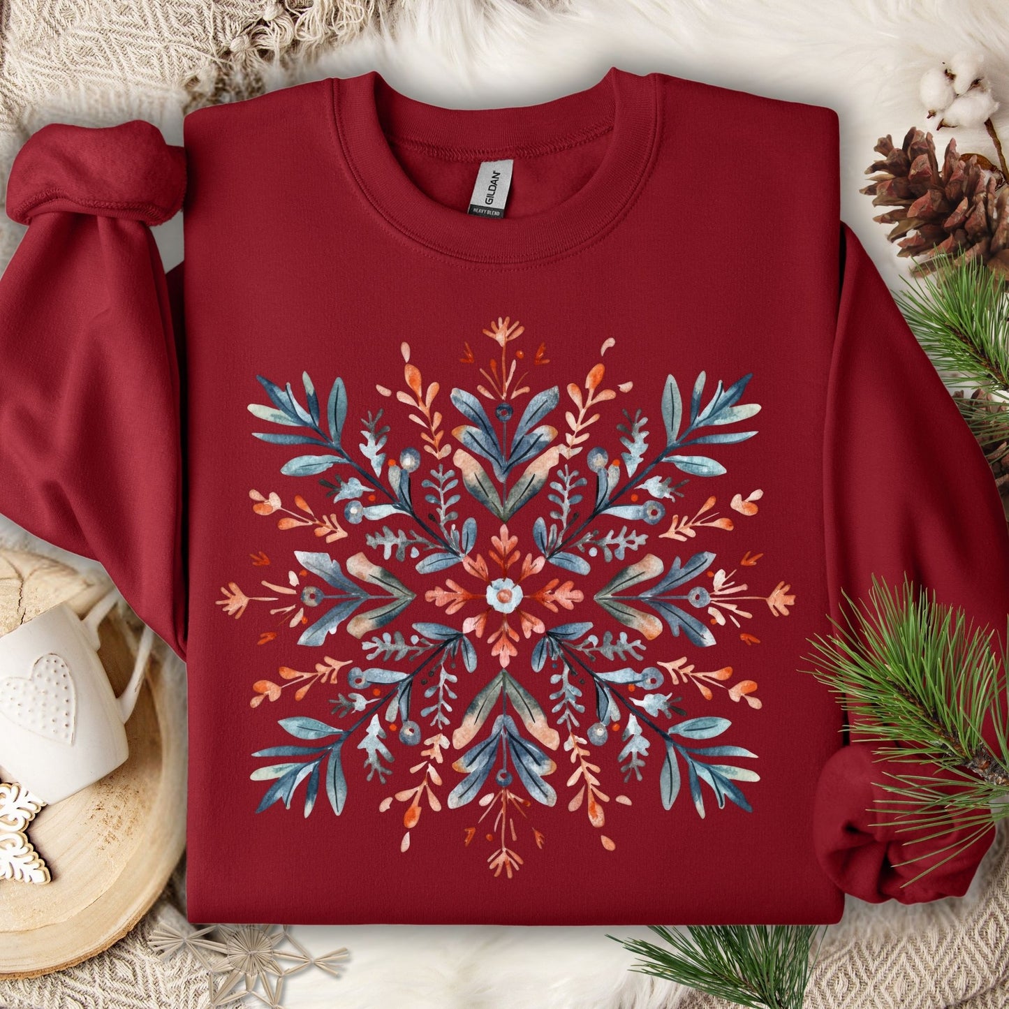 Nordic Snowflake Sweatshirt