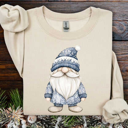 Nordic Winter Blue Gnome Sweatshirt