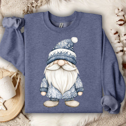 Nordic Winter Blue Gnome Sweatshirt