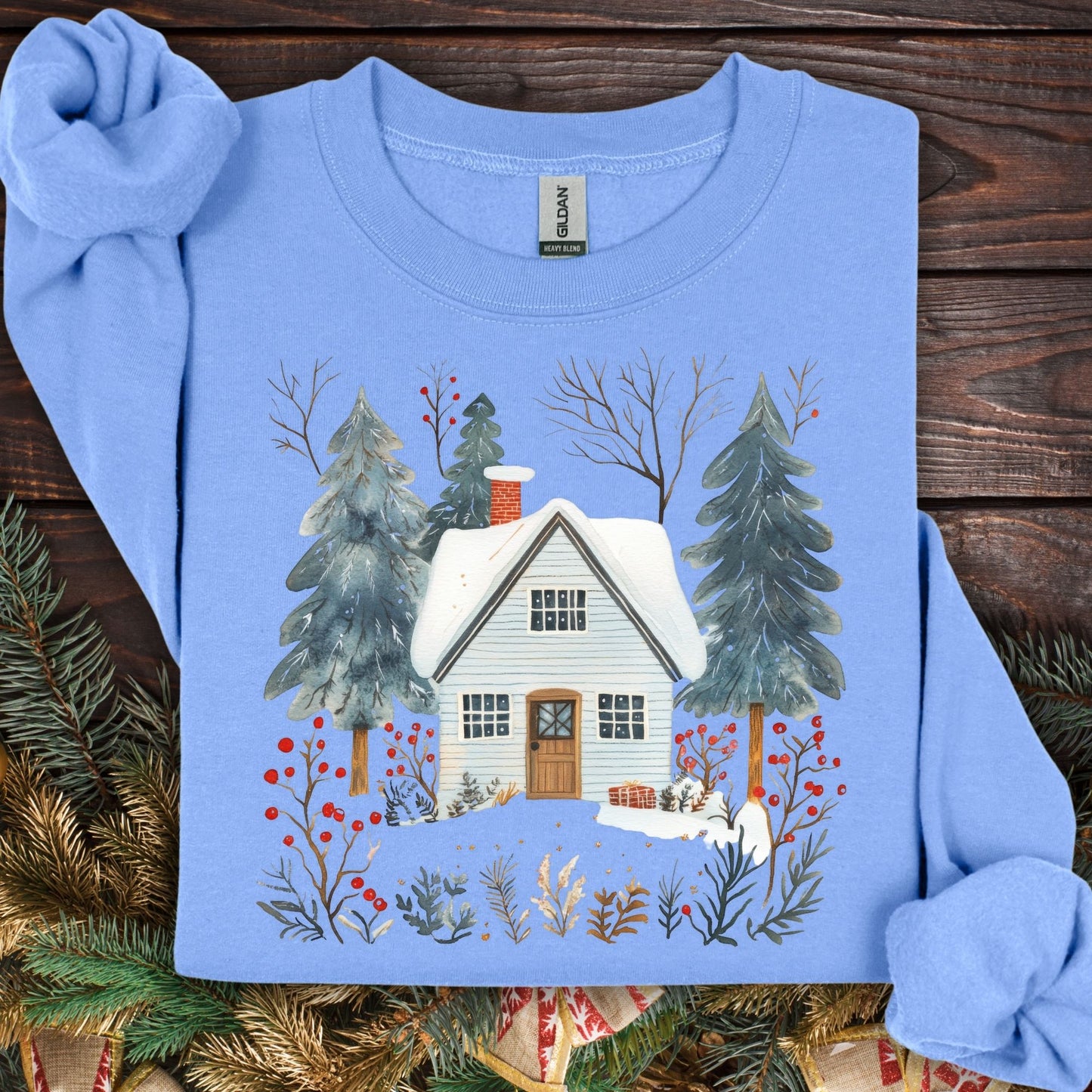 Nordic Winter Cabin Sweatshirt