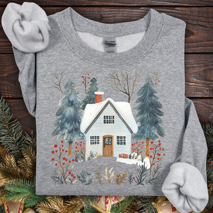 Nordic Winter Cabin Sweatshirt