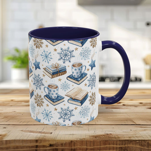 Nordic Winter Cocoa & Books 11 & 15 oz. Mug