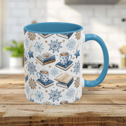 Nordic Winter Cocoa & Books 11 & 15 oz. Mug