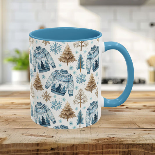 Nordic Winter Fair Isle Sweater 11 & 15 oz. Mug