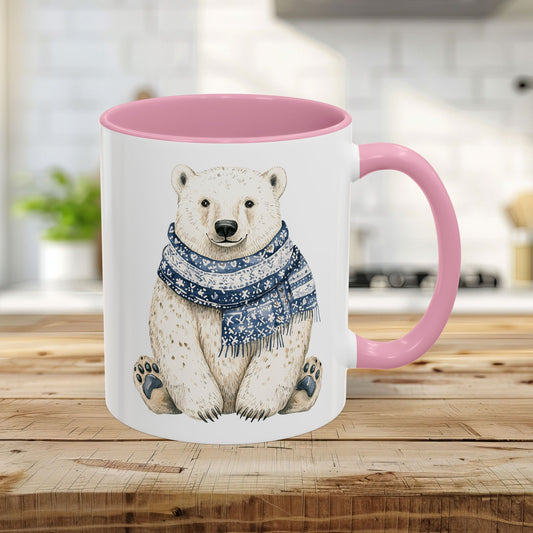 Nordic Winter Polar Bear Mug (11/15oz)