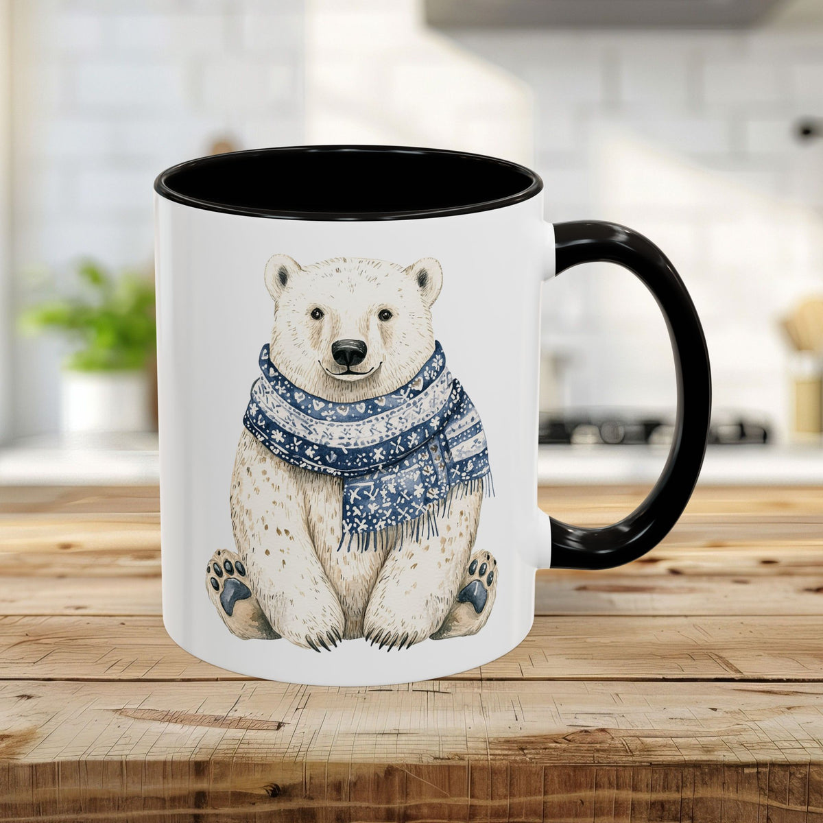 Nordic Winter Polar Bear Mug (11/15oz)