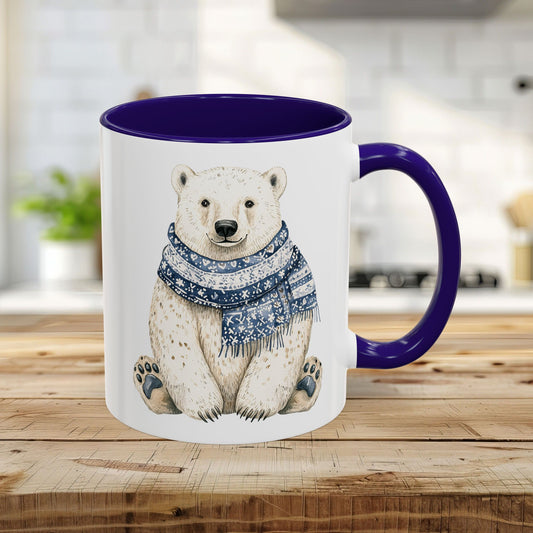 Nordic Winter Polar Bear Mug (11/15oz)