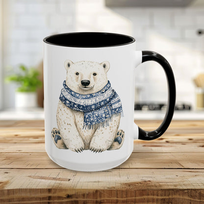 Nordic Winter Polar Bear Mug (11/15oz)
