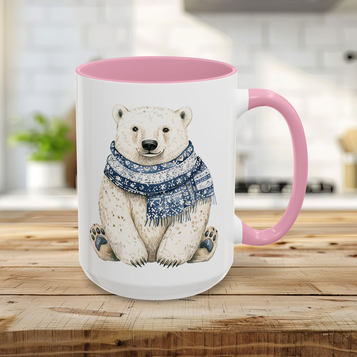 Nordic Winter Polar Bear Mug (11/15oz)