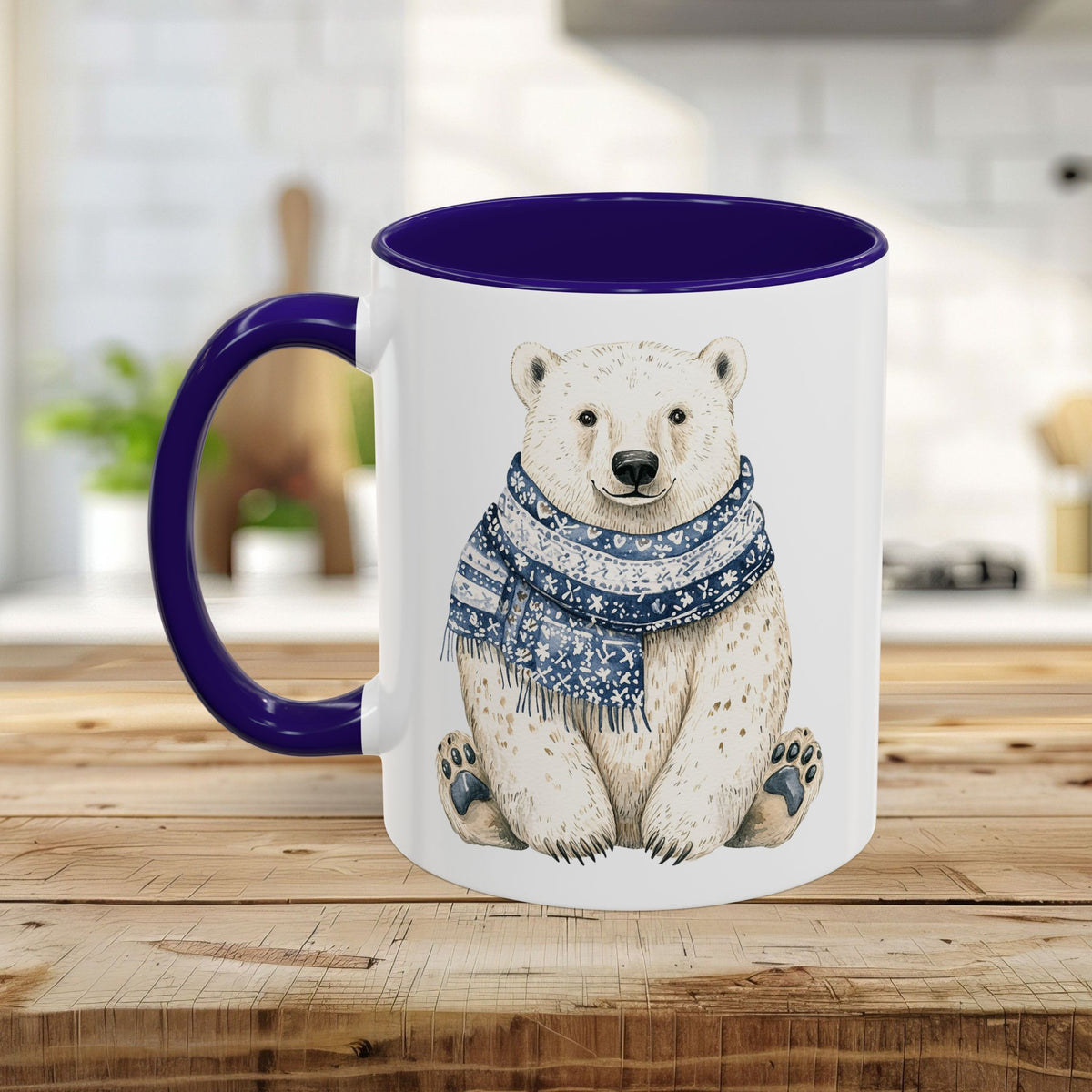 Nordic Winter Polar Bear Mug (11/15oz)
