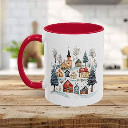 Nordic Winter Village Ceramic Mug (11/15oz)