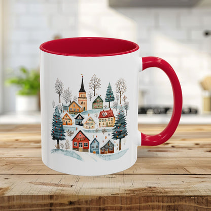 Nordic Winter Village Ceramic Mug (11/15oz)