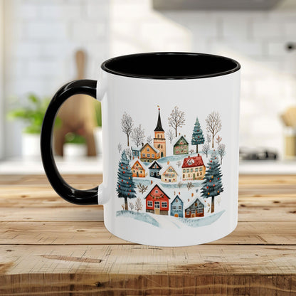 Nordic Winter Village Ceramic Mug (11/15oz)