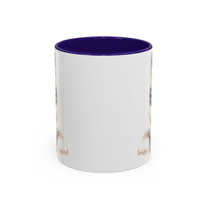 Nordic Winter White Wolf Chinoserie Mug (11/15oz)