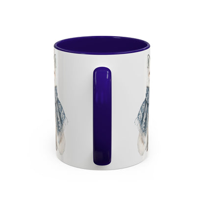 Nordic Winter White Wolf Chinoserie Mug (11/15oz)