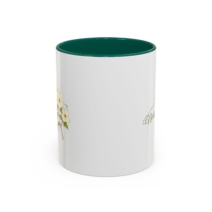 North Carolina State Flower Mug  (11/15oz) — Flowering Dogwood