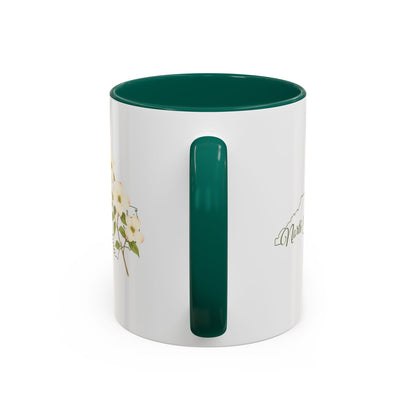North Carolina State Flower Mug  (11/15oz) — Flowering Dogwood