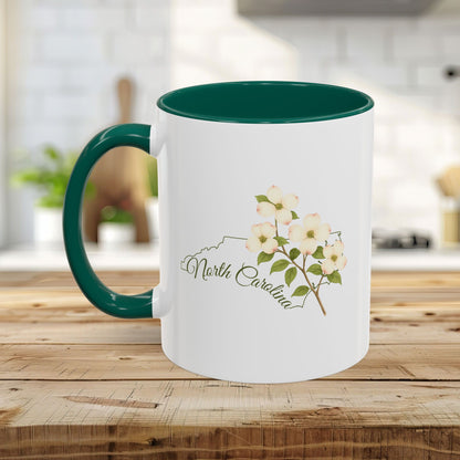 North Carolina State Flower Mug  (11/15oz) — Flowering Dogwood