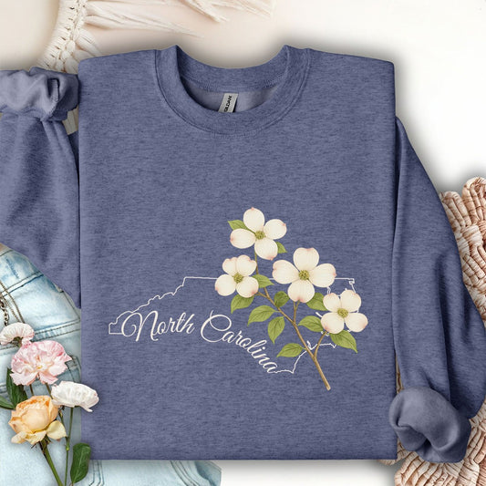 North Carolina State Flower Sweatshirt - Dogwood