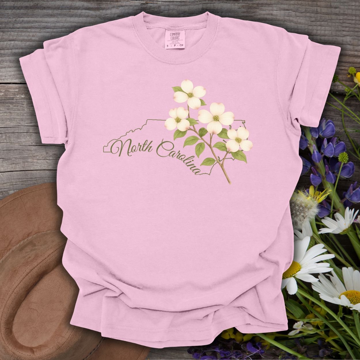 North Carolina State Flower T-Shirt - Flowering Dogwood