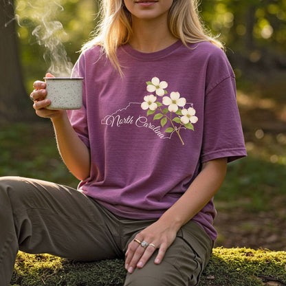 North Carolina State Flower T-Shirt - Flowering Dogwood