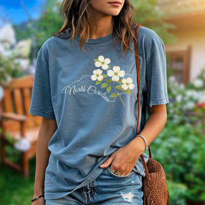 North Carolina State Flower T-Shirt - Flowering Dogwood
