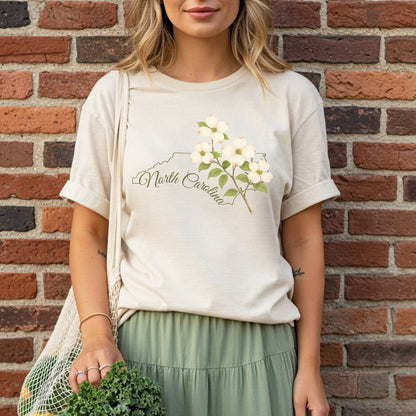 North Carolina State Flower T-Shirt - Flowering Dogwood