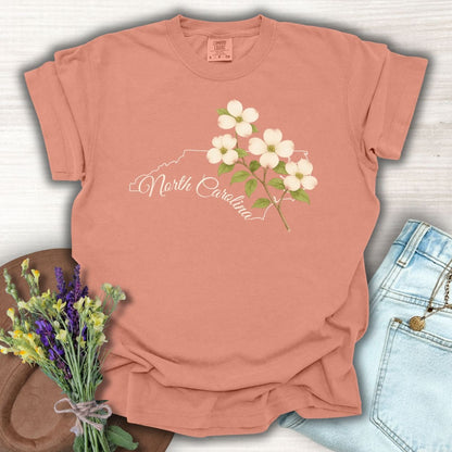North Carolina State Flower T-Shirt - Flowering Dogwood
