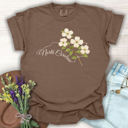 North Carolina State Flower T-Shirt - Flowering Dogwood