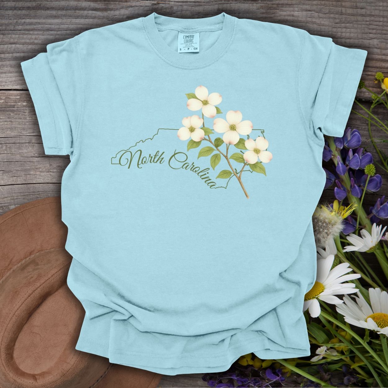 North Carolina State Flower T-Shirt - Flowering Dogwood