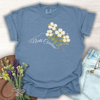 North Carolina State Flower T-Shirt - Flowering Dogwood