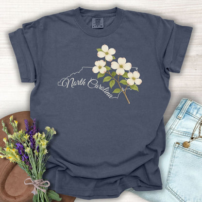 North Carolina State Flower T-Shirt - Flowering Dogwood