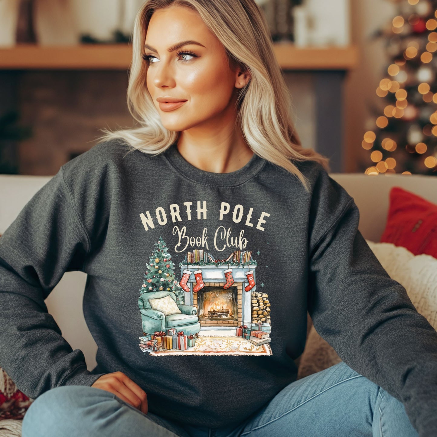 North Pole Book Club Sweatshirt