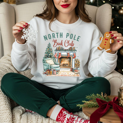 North Pole Book Club Sweatshirt